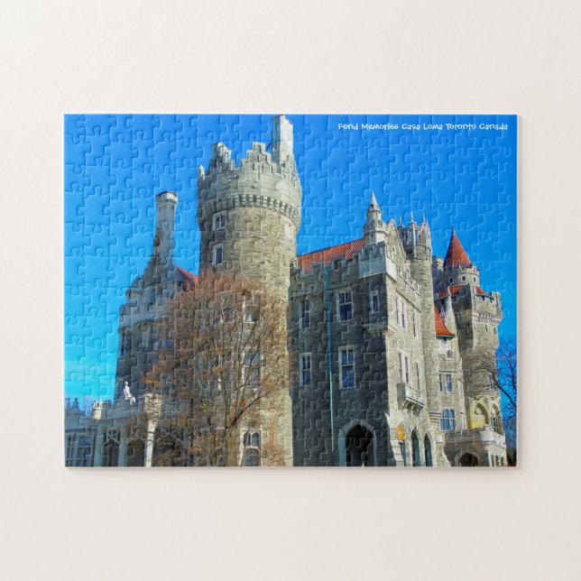 Toronto Canadá Casa Loma. Rompecabezas (Horizontal)
