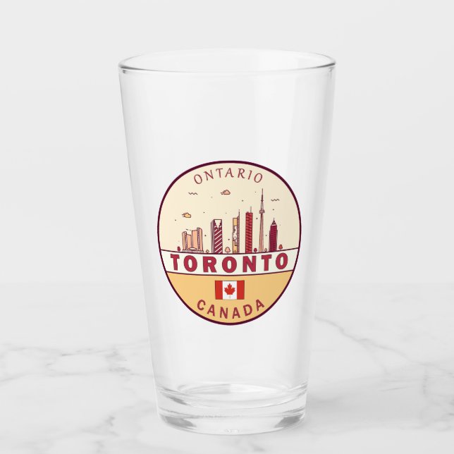 Toronto Canada City Skyline Emblem (Anverso)