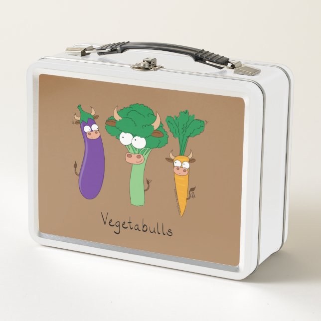 Toros de verduras Personalizado de niños adorables (Anverso)