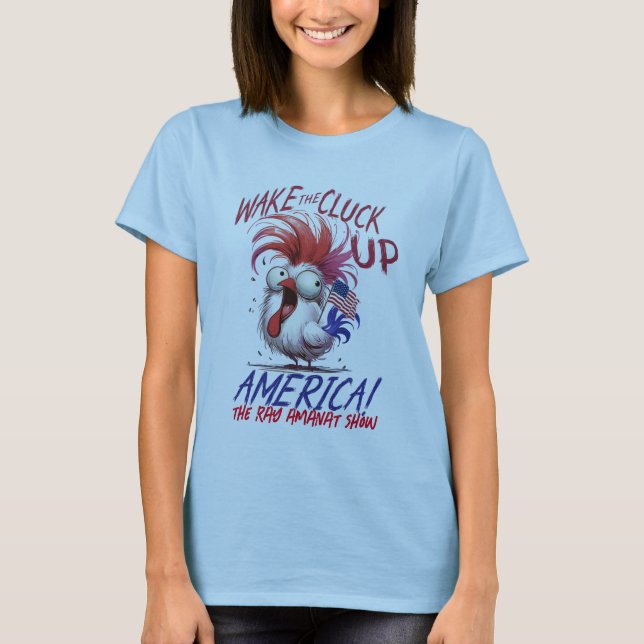 Torpe la camiseta femenina de pollo (Anverso)