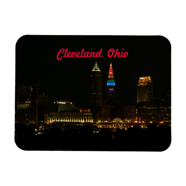 Torre Arcoiris, imán Cleveland Ohio (Horizontal)
