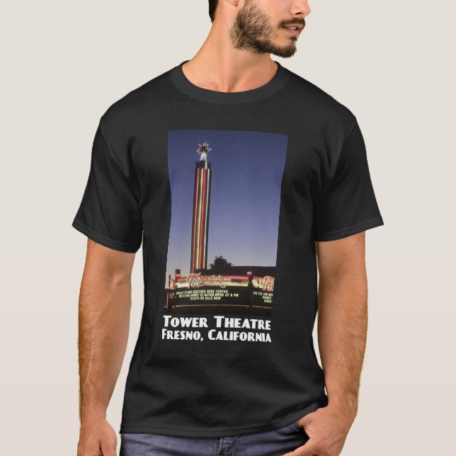 Torre, camiseta de la oscuridad de Fresno (Anverso)