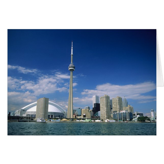 Torre CN y Skydome en Toronto, Ontario, (Anverso (Horizontal))