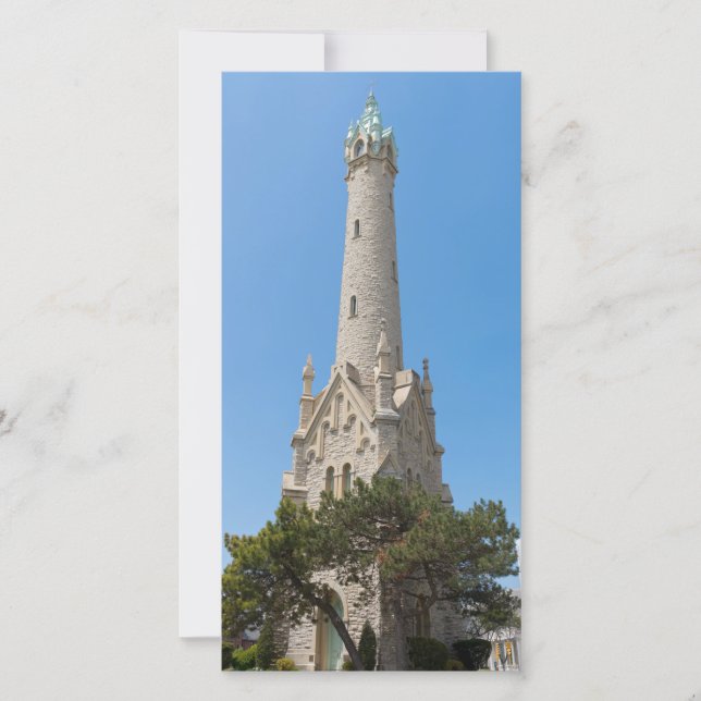 torre de agua emblemática de milwaukee wisconsin (Anverso)