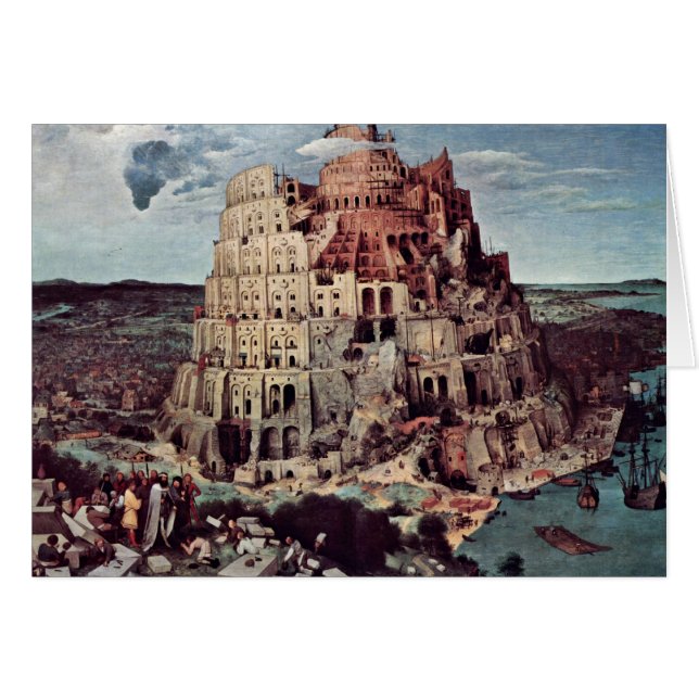 Torre De Babel, Por Bruegel D. Ä. Pieter (Anverso (Horizontal))