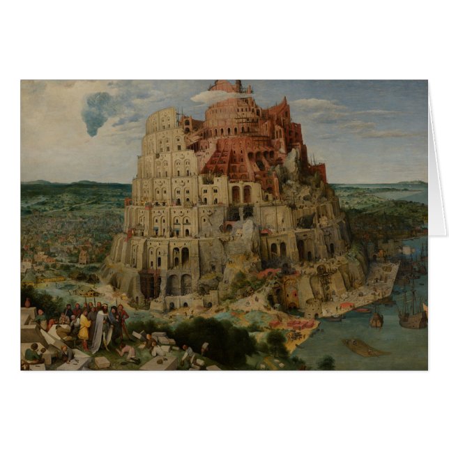 Torre de Babel por Peter Bruegel el mayor (Anverso (Horizontal))