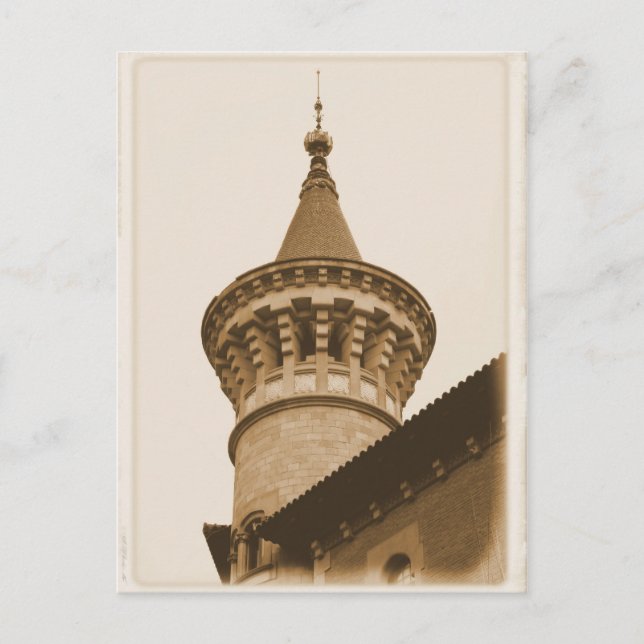 Torre de Barcelona, postal de España (Anverso)