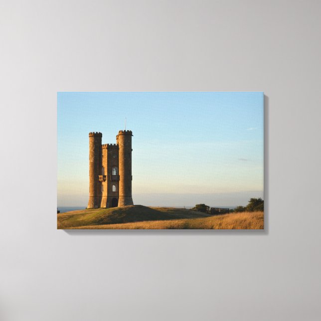 Torre de Broadway, impresión en lienzo de Cotswold (Anverso)