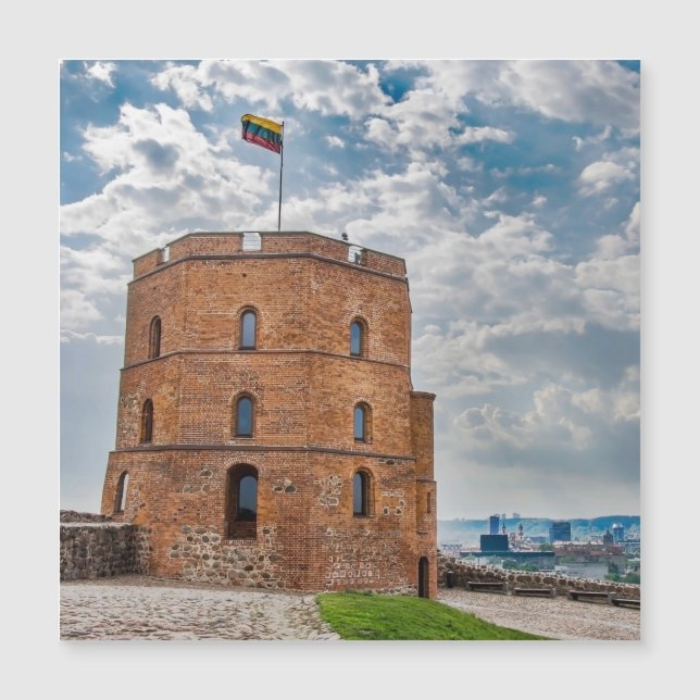 Torre de Gediminas en Vilnius, Lituania (Anverso)