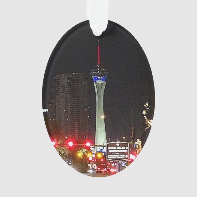 Torre de la Estratósfera Las Vegas #3 Ornamento (Anverso)
