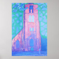 Torre de la Iglesia Piet Mondrian en Domburg Arte