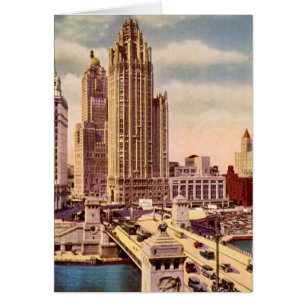 Torre de la tribuna de Chicago, Illinois