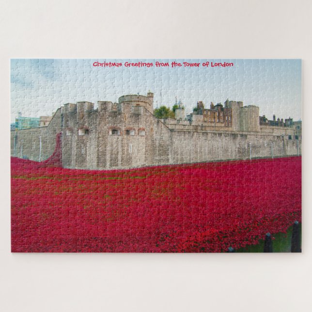 Torre de Londres Noviembre Poppies Jigsaw Puzzle (Horizontal)