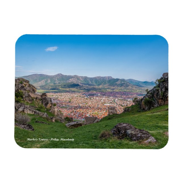 Torre de Marko - imán Prilep (Horizontal)