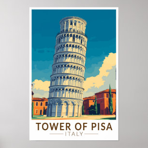 Torre de Pisa Italia Viaje Arte Vintage