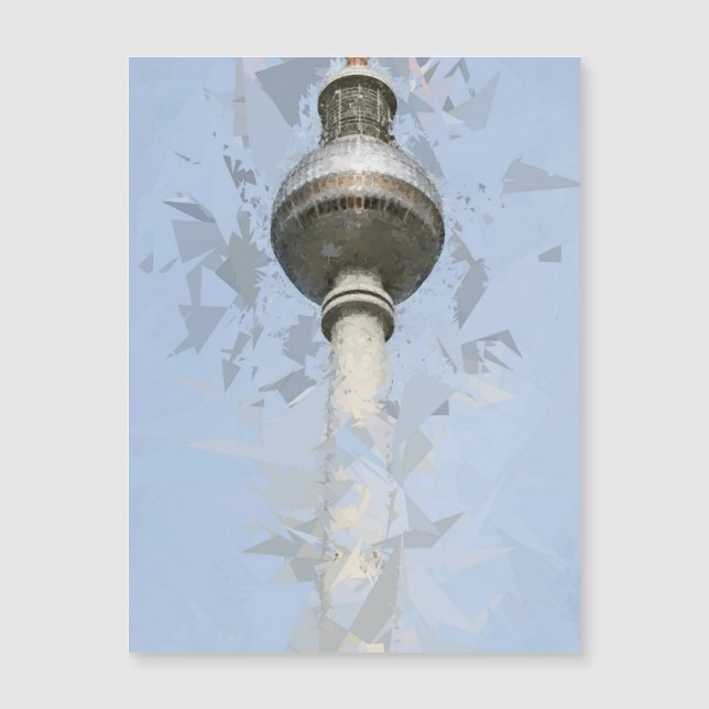 Torre de televisión de Berlín, Alemania (Anverso)