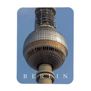 Torre de televisión de Berlín cerrando imán de nev