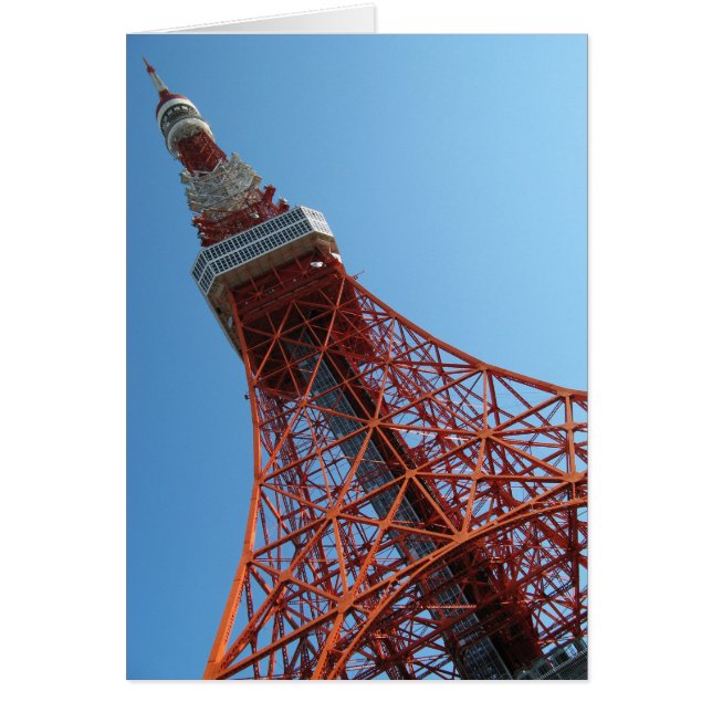 Torre de Tokio 東 京 タ ワ・Tarjeta de saludo (Frente)