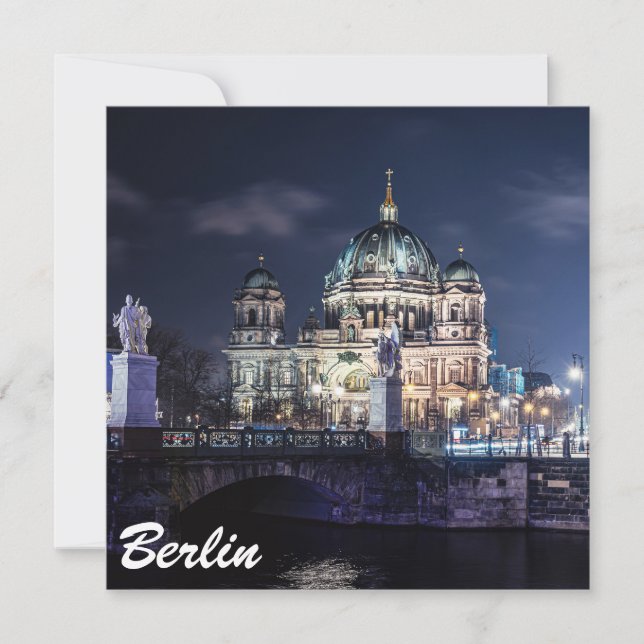 Torre de TV y Catedral de Berlín en Berlín, Aleman (Anverso)