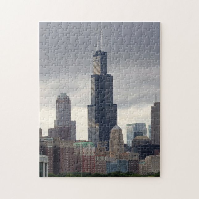 Torre de Willis - rompecabezas de Chicago, (Vertical)