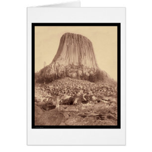 Torre del diablo desde el lado oeste WY 1890