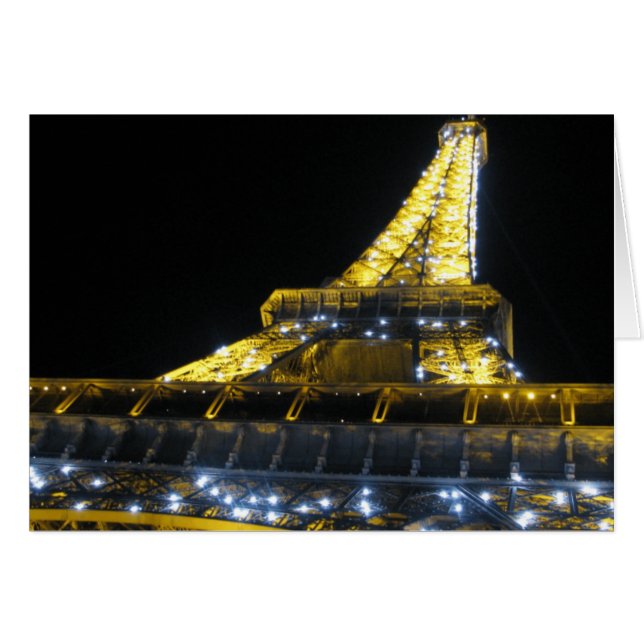 Torre Eifel de noche (Anverso (Horizontal))