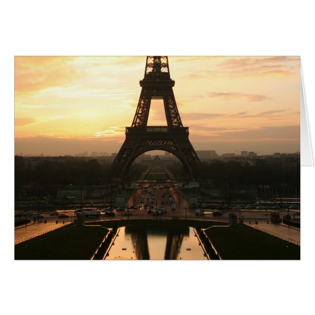 Torre Eiffel al atardecer (Anverso (Horizontal))