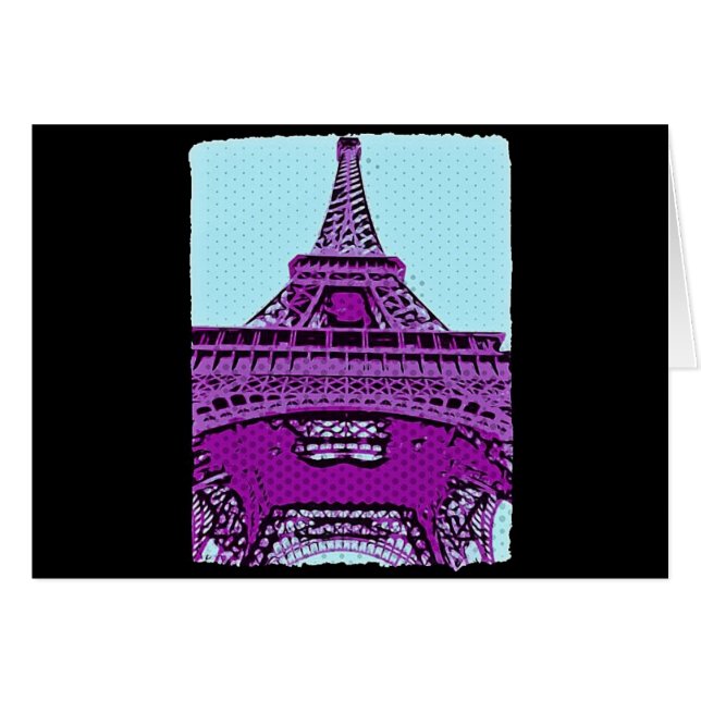 Torre Eiffel de arte pop (Anverso (Horizontal))