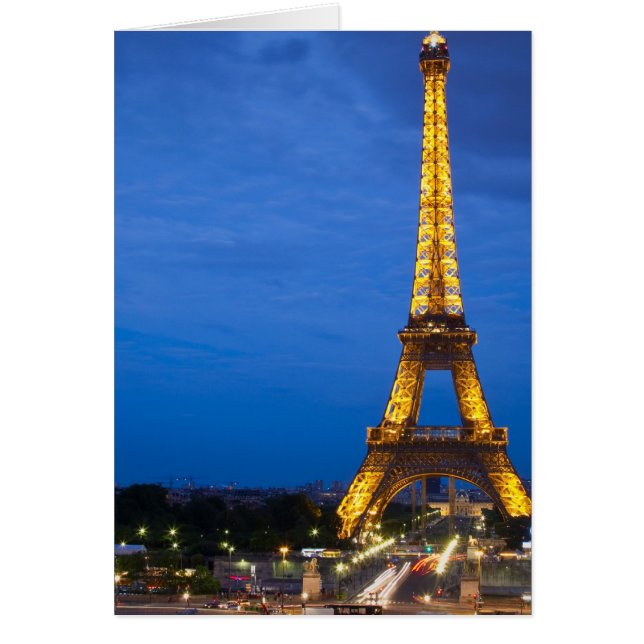 Torre Eiffel de noche (Frente)