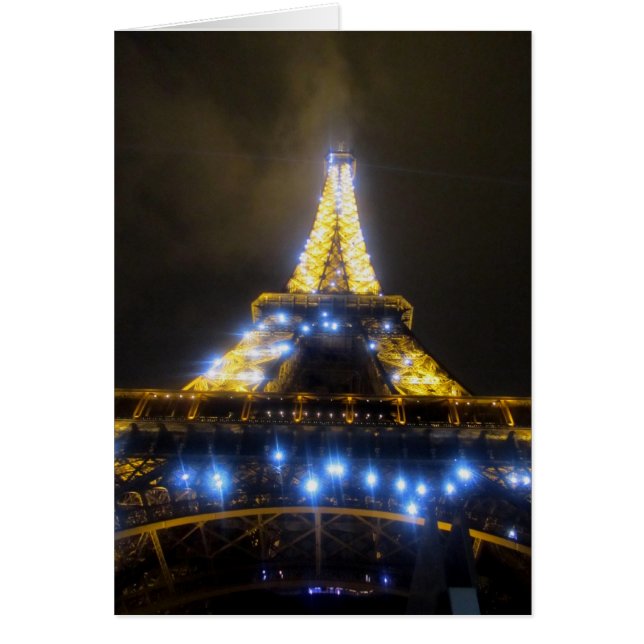 Torre Eiffel de noche (Frente)