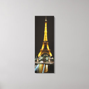 Torre Eiffel de Noche Lienzo