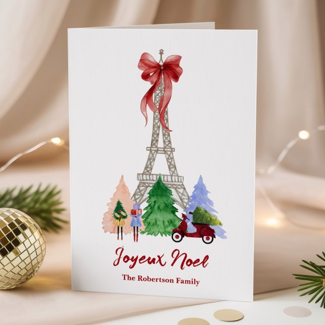 Torre Eiffel de París Navidad Personalizada (Subido por el creador)