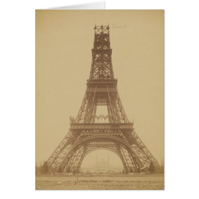Torre Eiffel En Construcción 1888 (Frente)