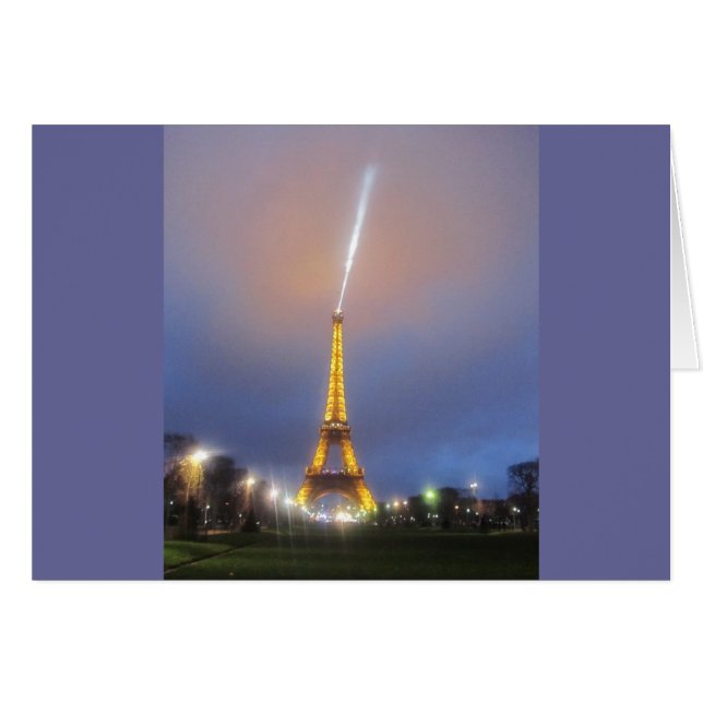 Torre Eiffel en Dusk (Anverso (Horizontal))