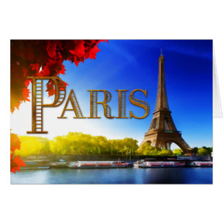 Torre Eiffel en el Sena TEXTO París