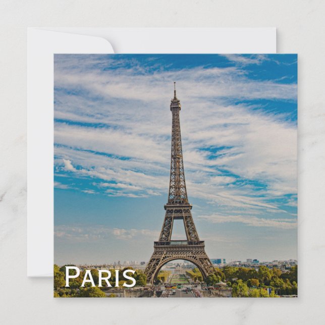 Torre Eiffel en París (Anverso)