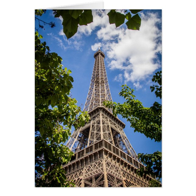 Torre Eiffel Entre Los Árboles (Frente)