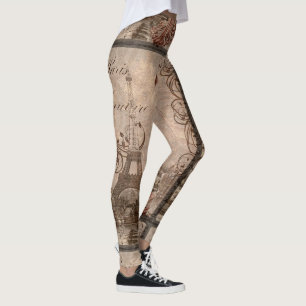 Torre Eiffel Legging de la moda de la mujer de las