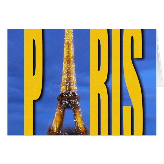 Torre Eiffel París Francia (Anverso (Horizontal))