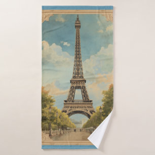 Torre Eiffel París Viajes Estilo Vintage Arte Retr