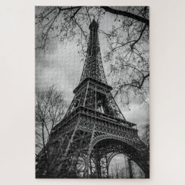 Torre Eiffel Puzzle Blanco y Negro