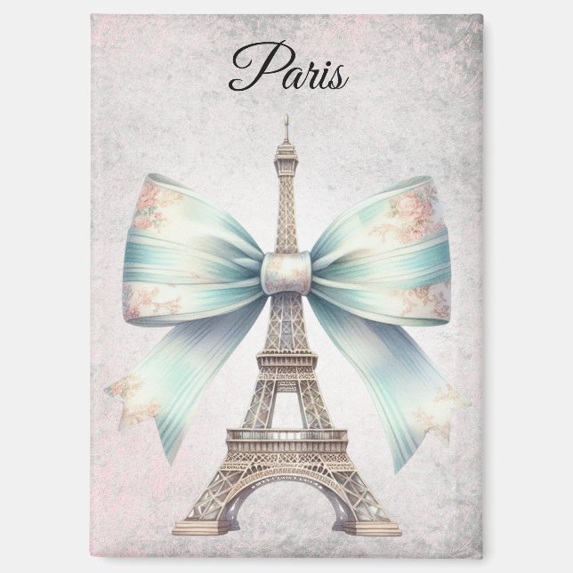 Torre Eiffel y imán Bow (Anverso)
