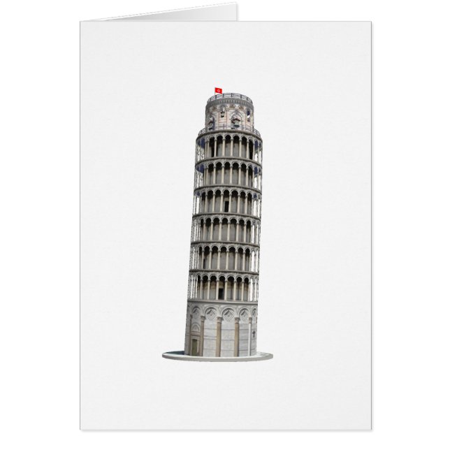 Torre inclinada de Pisa: (Frente)