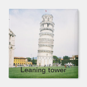 Torre inclinada del imán cuadrado de Pisa