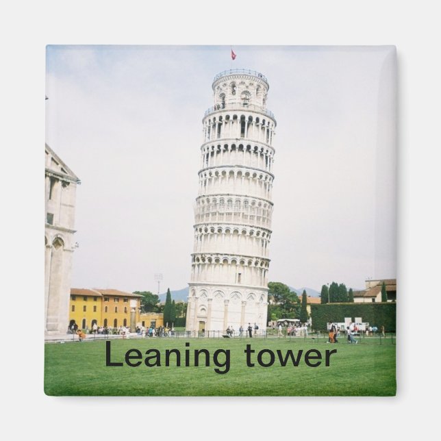 Torre inclinada del imán cuadrado de Pisa (Frente)