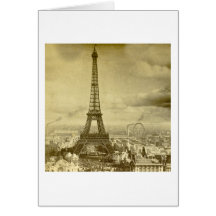 Torre París Francia 1889 de Eifel del vintage