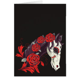 Torrente de caballos de los Muertos con Rosas