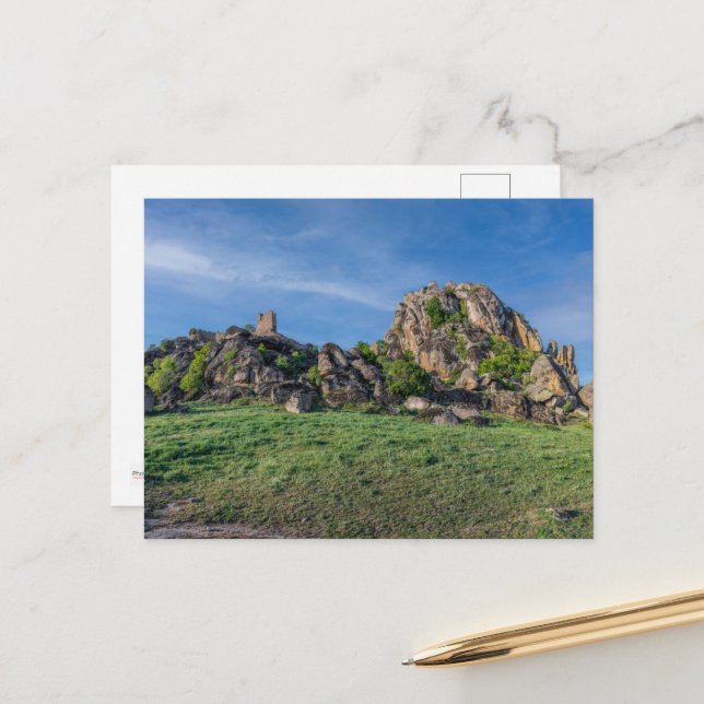 Torres de Marko - Prilep, postal de Macedonia (Anverso/Reverso In Situ)