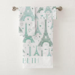 Torres Eiffel y corazones personalizados