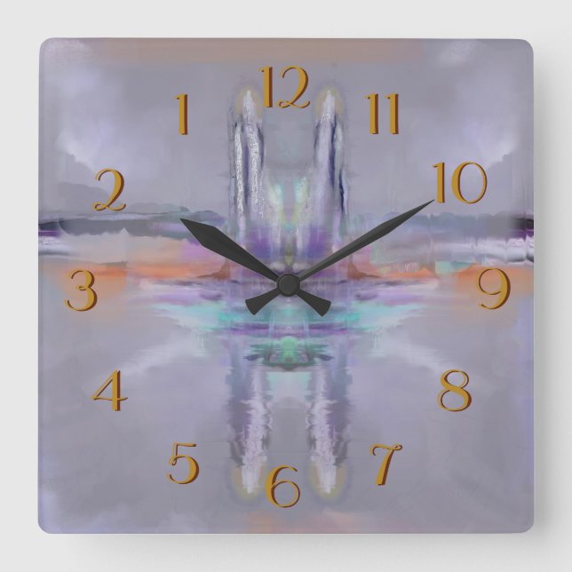 Torres gemelas con reloj hacia atrás (Anverso)